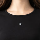 GODIVA CROP TOP WOMEN BLACK - Monastery | Tienda Oficial Colombia