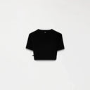 GODIVA CROP TOP WOMEN BLACK - Monastery | Tienda Oficial Colombia