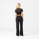 HAZEL CROP TOP WOMEN BLACK - Monastery | Tienda Oficial Colombia