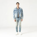 IZAN JACKET MEN BLUE DENIM - Monastery | Tienda Oficial Colombia