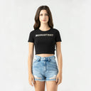 KAIA CROP TOP WOMEN BLACK - Monastery | Tienda Oficial Colombia