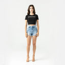 KAIA CROP TOP WOMEN BLACK - Monastery | Tienda Oficial Colombia