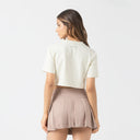 MED CROP TOP WOMEN WHITE ASPARAGUS - Monastery | Tienda Oficial Colombia