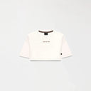 MED CROP TOP WOMEN WHITE ASPARAGUS - Monastery | Tienda Oficial Colombia