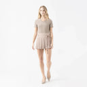 MELINA T - SHIRT WOMEN TAUPE GRAY - Monastery | Tienda Oficial Colombia