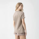 MERLE T - SHIRT WOMEN TAUPE GRAY - Monastery | Tienda Oficial Colombia