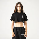NEKANE CROP TOP WOMEN BLACK - Monastery | Tienda Oficial Colombia