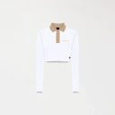 NEWBURY CROP TOP WOMEN WHITE - Monastery | Tienda Oficial Colombia