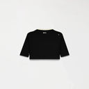 NOORA CROP TOP WOMEN BLACK - Monastery | Tienda Oficial Colombia