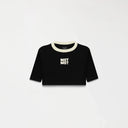NOORA CROP TOP WOMEN BLACK - Monastery | Tienda Oficial Colombia