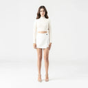 RUMI LONG SLEEVE WOMEN WHITE ASPARAGUS - Monastery | Tienda Oficial Colombia