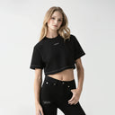 SAVANNA CROP TOP WOMEN BLACK - Monastery | Tienda Oficial Colombia