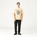 SHEVAL T - SHIRT OVERSIZED MEN IRISH CREAM - Monastery | Tienda Oficial Colombia