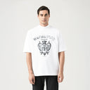 SHEVAL T - SHIRT OVERSIZED MEN WHITE - Monastery | Tienda Oficial Colombia