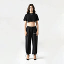 SORA CROP TOP WOMEN BLACK - Monastery | Tienda Oficial Colombia