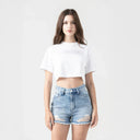 SUNNA CROP TOP WOMEN WHITE - Monastery | Tienda Oficial Colombia