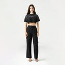 TESSIE CROP TOP WOMEN BLACK - Monastery | Tienda Oficial Colombia