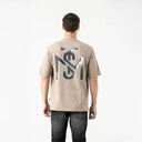 TUCKER T - SHIRT OVERSIZED MEN TAUPE GRAY - Monastery | Tienda Oficial Colombia